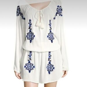OndadeMar Tassels Embroidered Blousson Dress (25)